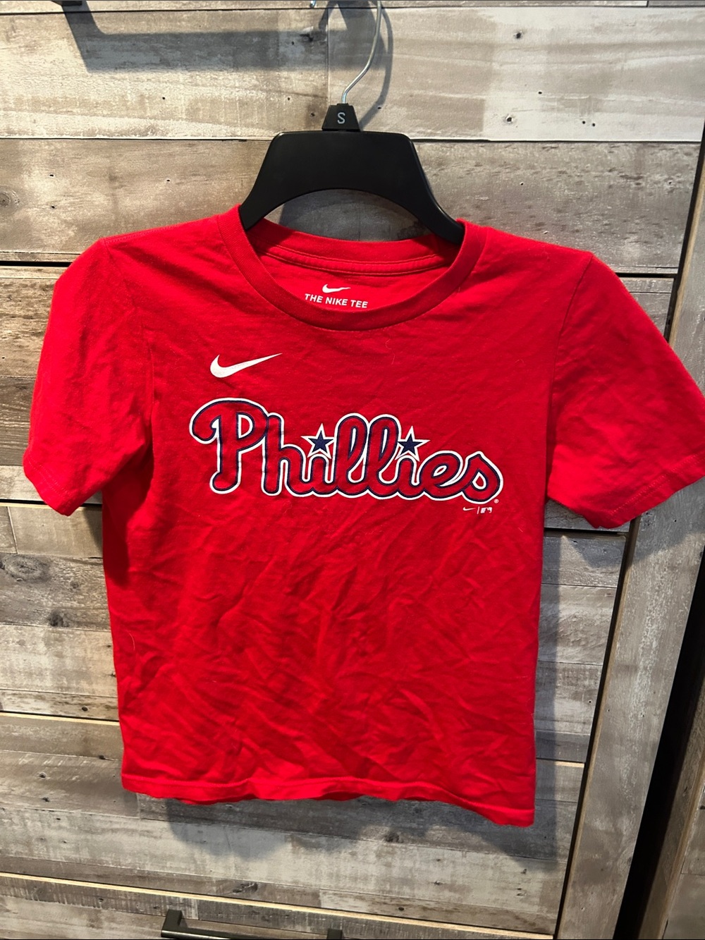 Nike Kids Red Phillies Graphic Tee